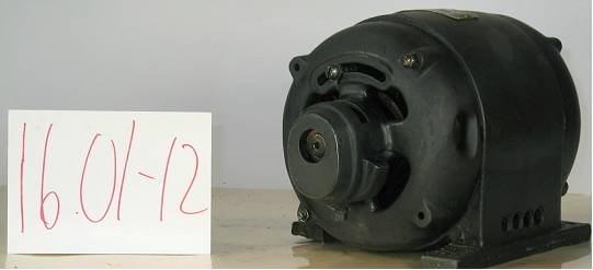 Commutating, single phase, 25 cycle motor