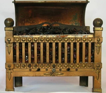 Electric simulated fireside